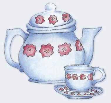graphic of teapot and cup